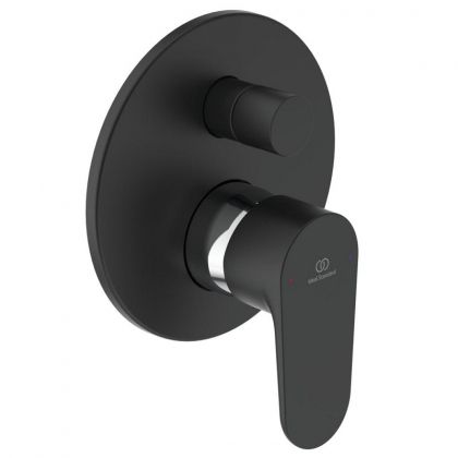 Черен смесител за вана/душ за вграждане CERAFINE O IDEAL STANDARD A7193XG