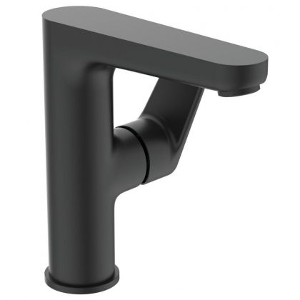 Черен смесител за мивка за баня CERAFINE O с висок чучур IDEAL STANDARD BC555XG