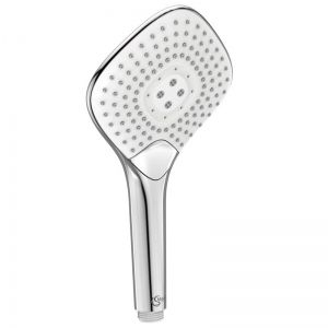 Подвижен 3-функционален ръчен душ за баня IDEALRAIN EVOJET DIAMOND с бутон IDEAL STANDRD B1760AA