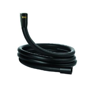 Черен шлаух за ръчен душ за баня от PVC Anti-Twist BLACK 1,75 м