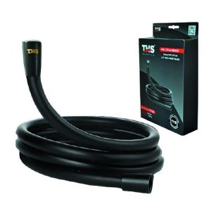 Черен шлаух за ръчен душ за баня от PVC Anti-Twist BLACK 1,75 м