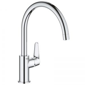 Смесител за кухня GROHE BAUCURVE с висок въртящ се чучур 31536001