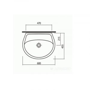 Умивалник за баня IDOL 60 см KOLO M11160