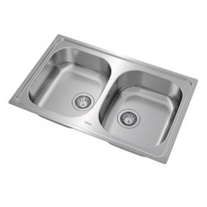 Двойна кухненска мивка TEKA UNIVERSE 80 T-XP 2B 79х50 см