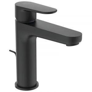 Черен смесител за мивка за баня CERAFINE O с изпразнител IDEAL STANDARD BC699XG