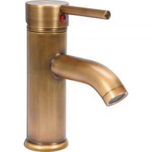Смесител за мивка за баня FALA RETRO BRONZE 2 старо злато