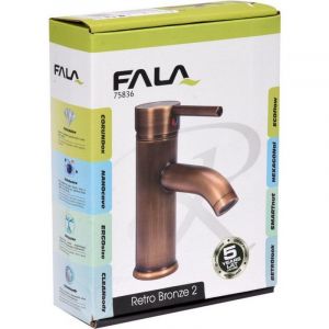 Смесителна батерия за мивка за баня FALA RETRO BRONZE 2 старо злато