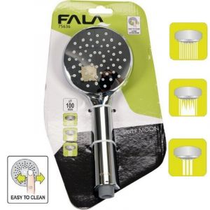 Подвижен 3-функционален ръчен душ за баня  FALA SILVER MOON 10 см