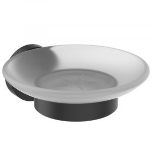 Черна сапунерка за баня IOM IDEAL STANDRD A9122XG