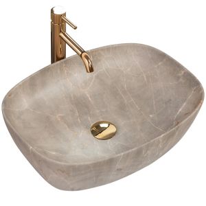 Мивка за плот FREJA Beige 51х40 см