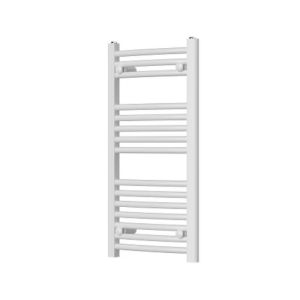 Стоманена лира за баня CASCADA OVAL 400х800 мм 350 W, бяла