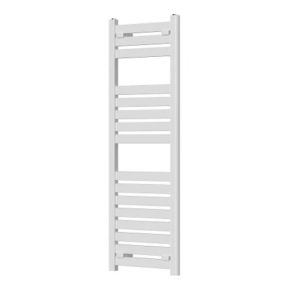 Стоманена лира за баня CASCADA FLAT 400х1200 мм 556 W, бяла