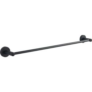 Черен хавлийник за баня REA MIST BLACK 58 см