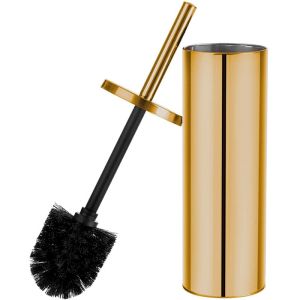 Златна стояща четка за тоалетна чиния LAVEO MIRI GOLD