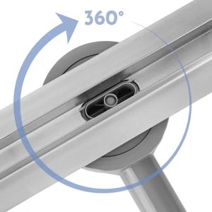 Лентов подов сифон NEO PRO SLIM 50/60/70/80/90/100 см с въртяща основа