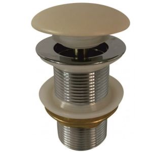 Бежов клик сифон за мивка за баня IC CC75 BG