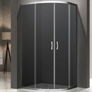 Овална душ кабина 90х90 см с тонирано стъкло ICS 285 GS 90