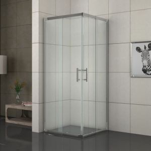 Квадратна регулируема душ кабина 78-90х78-90 см с 5 мм прозрачно стъкло ICS 789TR