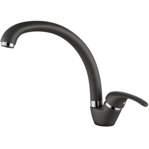 Висок сив смесител за кухня МЕЛИНА ICF 237012 GREY