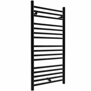 Черна алуминиева лира за баня STANDART BLACK 432х900 мм