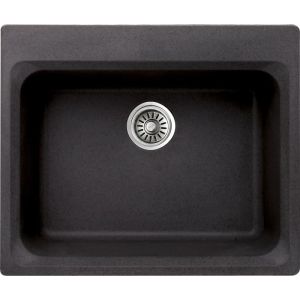Черна гранитна кухненска мивка 62х52х19 см ICSG 8106 BLACK