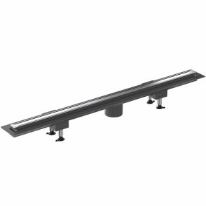 Линеен подов сифон за баня 80 см DOUBLE FACE Stainless с възможност за монтаж на плочка